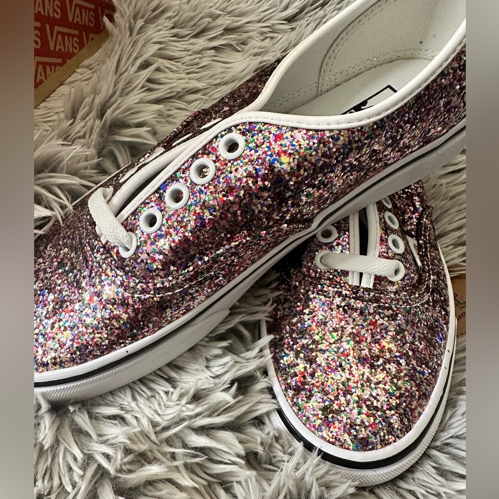 Vans Authentic Skate shoes in Chunky Glitter - women’s 8.5 - NIB